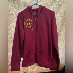 Under Armour Maroon Women's Hoodie Jacket